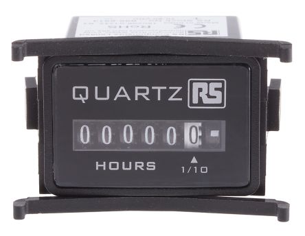 RS PRO Hour Meter Counter, 6 Digit, 50Hz, 10 to 80 V DC (896-6914)