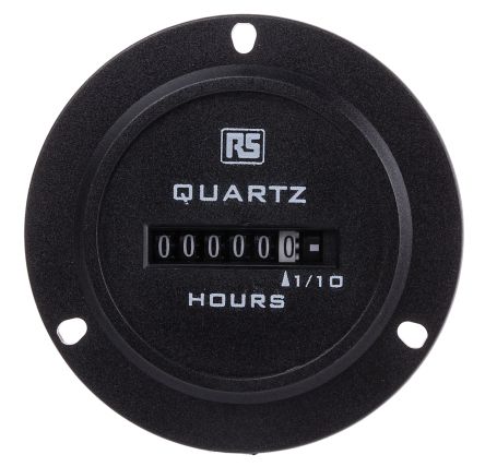 RS PRO Hour Meter Counter, 6 Digit, 50Hz, 90 to 264 V AC (896-6917)