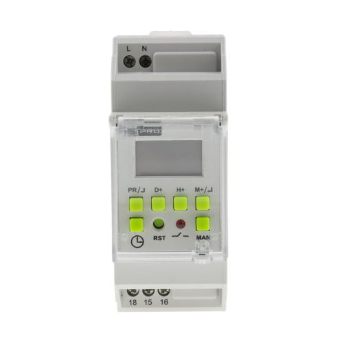 Rs Pro Digital Pulse Switch Din Rail Time Switch 110 To 240 V Ac, 1 