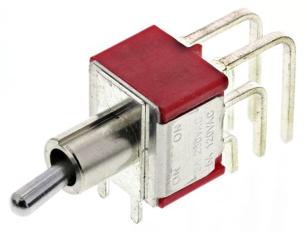 RS PRO DPDT Toggle Switch, On-On, PCB, 5.08mm Actuator Length