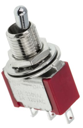 RS PRO SPDT Toggle Switch, On-On, Panel Mount (734-7097)