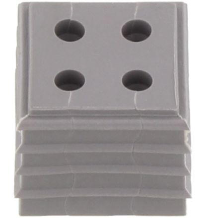 RS PRO Cable Gland Kit 4mm, Grey, IP66, Without Locknut (185-6086)