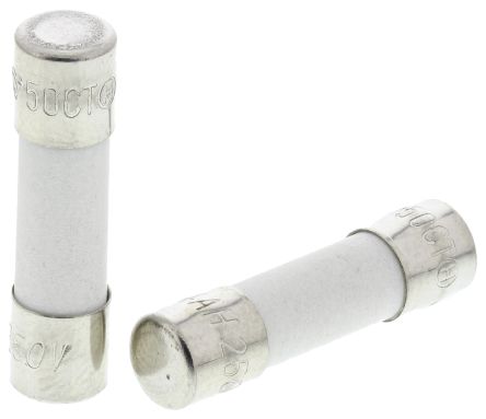 RS PRO 4A T Ceramic Cartridge Fuse, 5 x 20mm