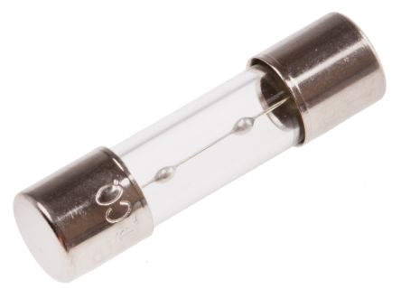 RS PRO 6.3A T Glass Cartridge Fuse, 5 x 20mm