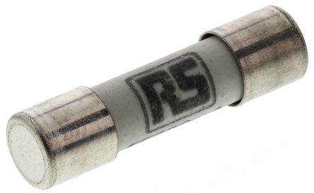 RS PRO 630mA FF Ceramic Cartridge Fuse, 5 x 20mm