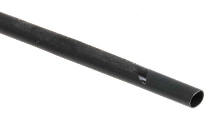 RS PRO Heat Shrink Tubing, Black 2.4mm Sleeve Dia. x 25m Length 2:1 Ratio (389-634)
