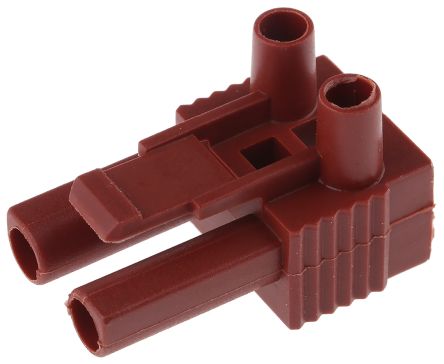 RS PRO 2-Way Non-Fused Terminal Block, 16A, Screw Down Terminals, 2.5 mm², Cable Mount (495-6187)