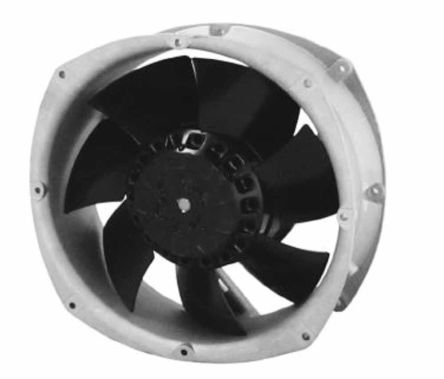 RS PRO 230 V AC, AC Axial Fan, 220 x 200 x 70mm, 824m³/h, 105W, IP56