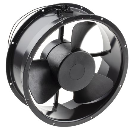 RS PRO 230 V AC, AC Axial Fan, 254 x 88.9mm, 929.3m³/h, 33W