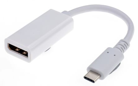 RS PRO USB 3.1 C Type Male to DP Female Network Adapter