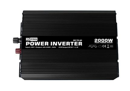 RS PRO 2000W Fixed Installation DC-AC Power Inverter, 24V DC / 230V