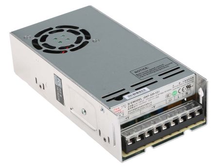 RS PRO Switching Power Supply, 12V DC, 25A, 300W Enclosed