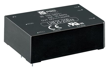 RS PRO Switching Power Supply, 24V DC, 1.1A, 25W Encapsulated