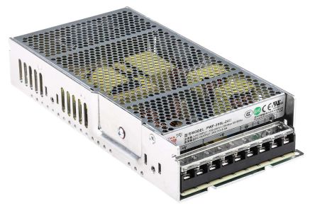 RS PRO Switching Power Supply, 24V DC, 8.4A, 200W Enclosed