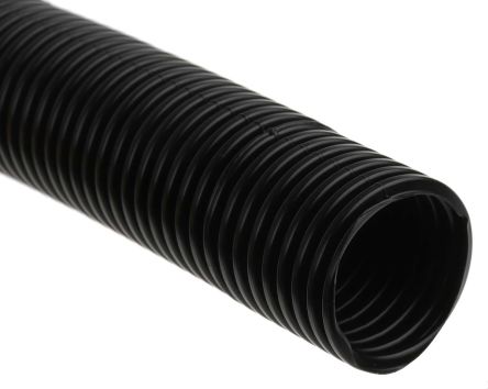 RS PRO Plastic Flexible Conduit Black 25mm x 10m