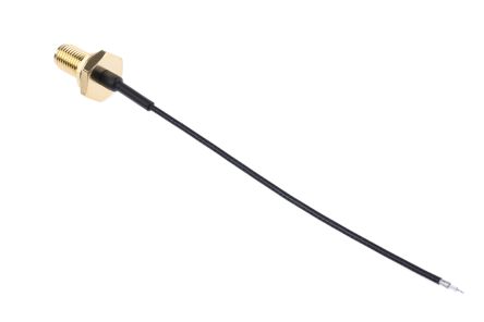 RS PRO Female SMA to Free End Coaxial Cable, 50 Ω, 100mm
