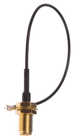 RS PRO Male RP-SMA to Free End Coaxial Cable, 50 Ω, 150mm