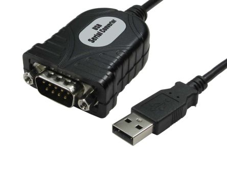 RS PRO 200mm DB9 to USB Serial Cable