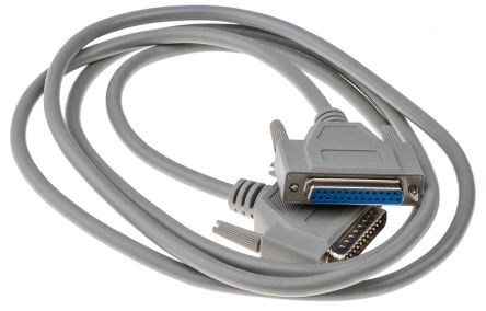 RS PRO 2m DB25 to DB25 Serial Cable, Female Connector B