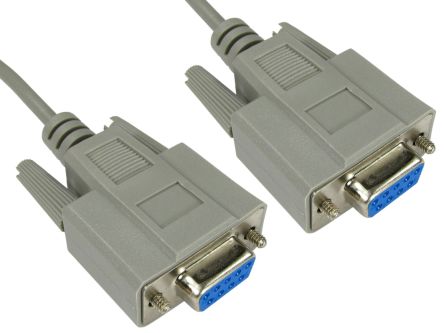 RS PRO 5m DB9 to DB9 Serial Cable, Female Connector A