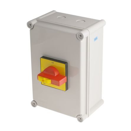 RS PRO 3 Pole Panel Mount Non Fused Isolator Switch - 100 A Maximum Current, 55 kW Power Rating, IP65