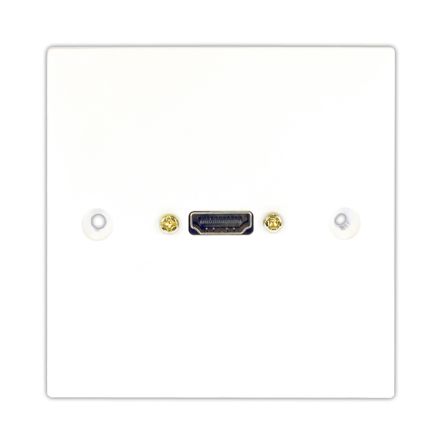 RS PRO Single Gang 1 Way Female HDMI Faceplate (919-4066)