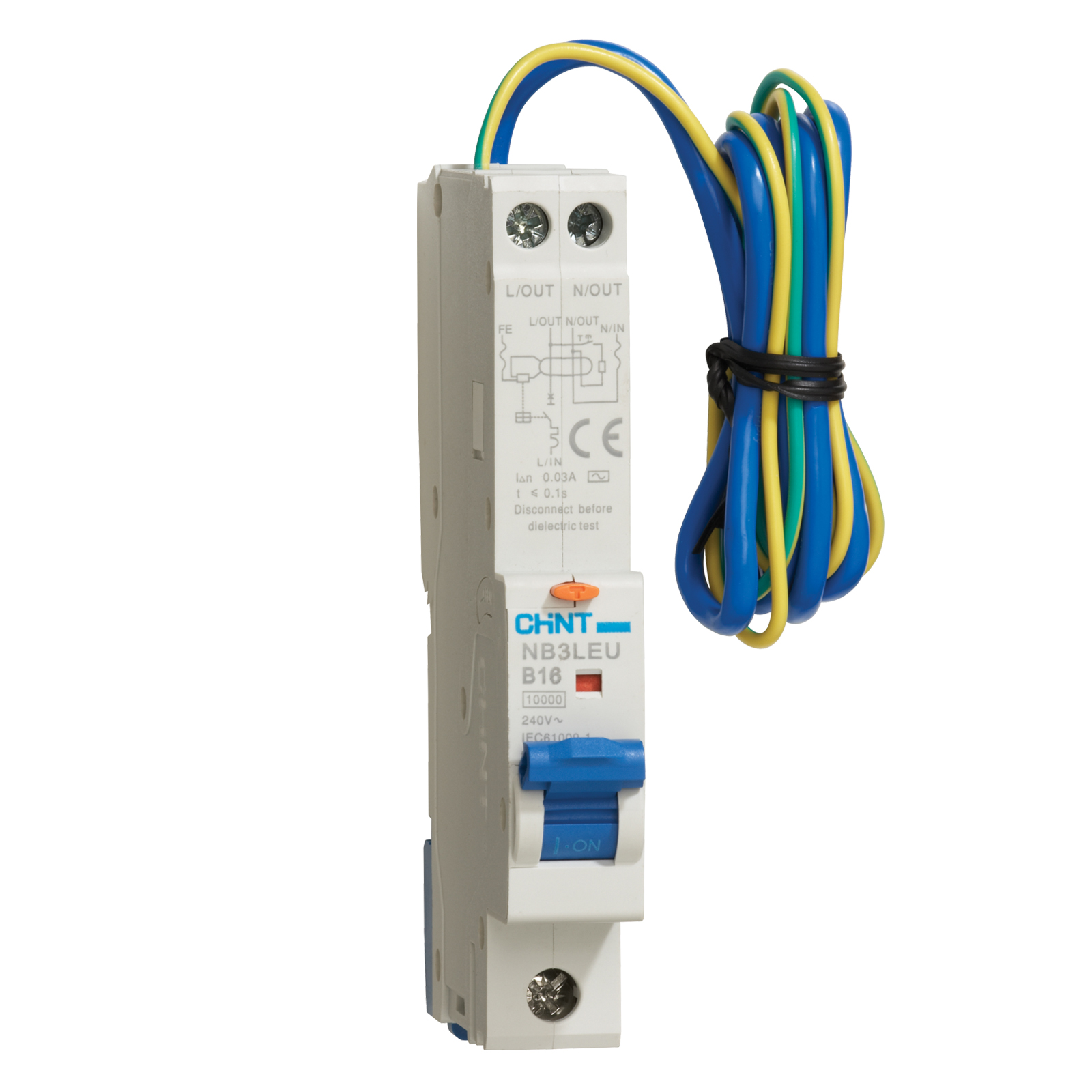 Residual Current Operated Circuit Breaker With Over-current Protection (Electronic), NB3LEU Series