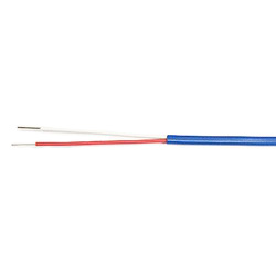 Sheathed Thermocouple Wire, Vinyl Flat Type Series (K-G-0.32MMX1P-20) 