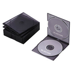 Blu-ray / DVD / CD Case (Slim/PS / 2 Sheet Storage) (CCD-JSCSW10CR) 
