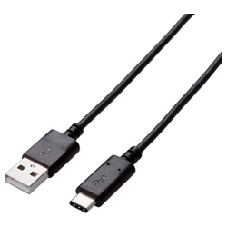 USB 3.1 Cable / Gen 2 / A-C Type / Certified / 3 A Output / 1.0 m / Black