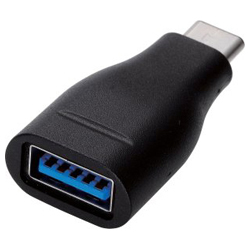 USB Conversion Adapter For Smartphones / USB (A Female) - USB (C Male) / Black