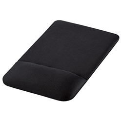 Mouse Pad / With Wrist Rest / Cushioned / Black