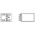 Magnetic Retention Mini Control Relay HH52□-R Type (PCB Mounted Type)
