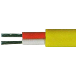 Compensating Cable, Thermocouple J Type, JX-G-VVF Series (JX-G-VVF-1PX7/0.32(0.5SQ)-75) 