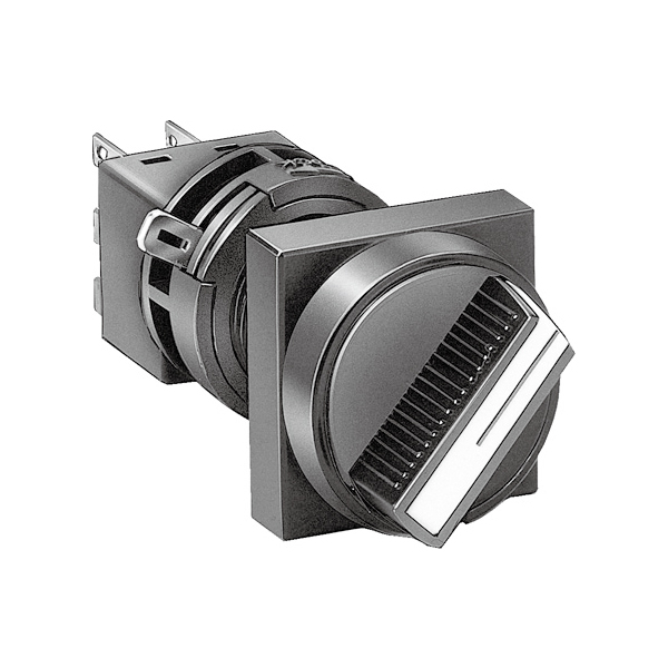 ø16 H6 Series Selector Switch, Rounded Corners (HA3S-21C1) 