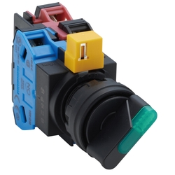 ø22 HW Series, Illuminated Selector Switch (HW1F-320Q2R) 
