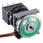 LW Series Flush Silhouette Switches, Key Selector Switches Ⅱ (LW6MK-3C6MA-503) 