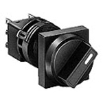ø16 H6 Series Keyed Illuminated Selector Switch, Rounded Corners (HA3F-21C51R) 
