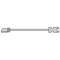 MELSERVO-J3 Series Encoder Cable (Direct Type) (MR-J3ENCBL2M-A2-L) 
