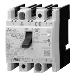 Circuit Breaker For Controlboard FAU Series (Earth Leakage Circuit Breaker) NV30-FAU (NV30-FAU 2P 30A 100-240V 30MA) 