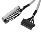 Connection Cable For MELSEC Terminal Block I/O (MELSEC-Q Terminal Block And 20P Connector With 18-Core Cable) (FA-CBL25TD) 