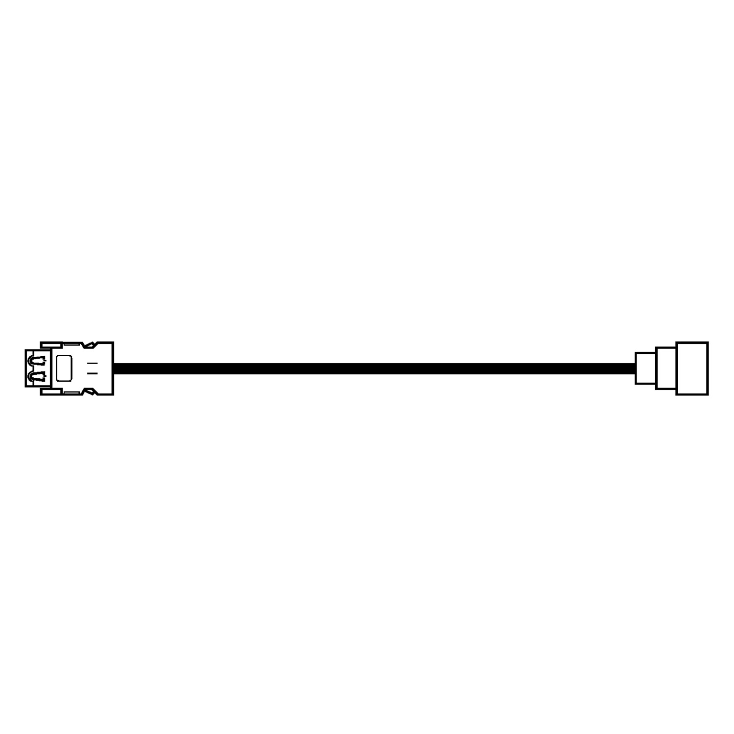 Standard Flexing Life Encoder Cable (MR-ESCBL2M-L) 