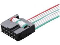 MIL Socket Harnesses Fixed-length Flat Cable (MISUMI Original Connectors) (GRPMFS-S-GB-20-2) 