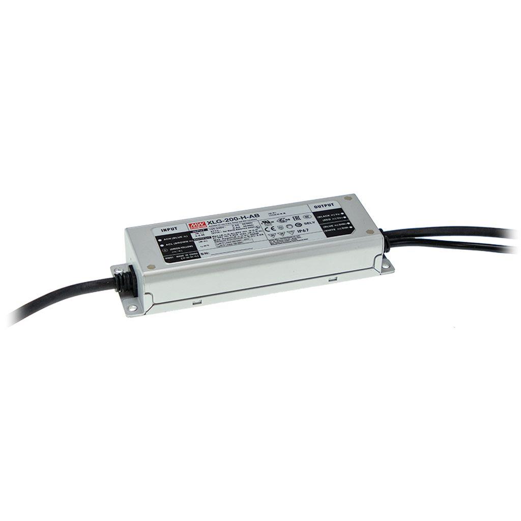 AC-DC Single Output LED Driver Constant Power Mode With Built-in PFC, XLG Series (XLG-200-12-A) 