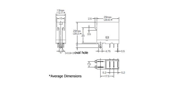 Mini Power Relay Plug-In Terminal Type G2R-□-S: related images