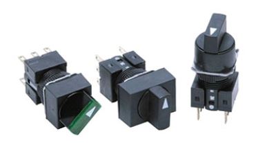 Knob-Type Selector Switch (Detachable) (Cylindrical ø16) A165S/W (A165W-J3MG-24D-2) 