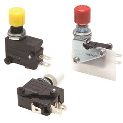 Push Button Switch (Round Body Shape φ10.5), VAQ (VAQ-4A-K) 