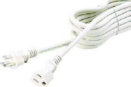 1:1 Extension Cord, 3P, Ivory