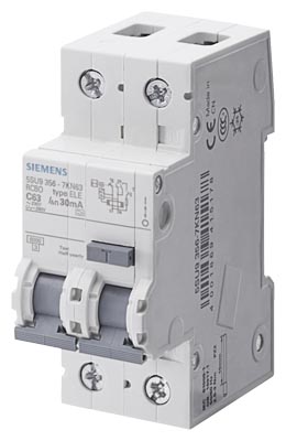 SENTRON Residual Current Breaker with Overcurrent Protection (RCBO) (5SU9156-7KK10) 