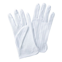 Antistatic gloves (with a slip stopper)